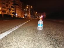 Yer: Adana... Kaza yerinde 'pet şişe'li önlem