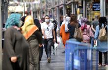 Bursa'da sokağa çıkma yasağı öncesi çarşı ve pazar yoğunluğu