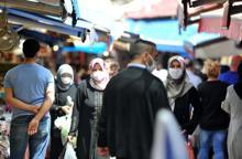 Bursa'da sokağa çıkma yasağı öncesi çarşı ve pazar yoğunluğu