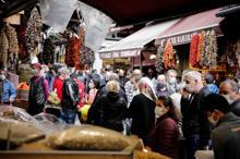 Eminönü'nde bayram alışverişi yoğunluğu