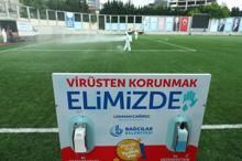 Mahmutbey Stadı, Cuma namazı için hazır hale getirildi