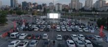 İstanbul’da arabalı açık hava sinema keyfi
