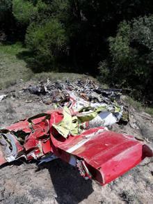 Ankara'da eğitim uçağı düştü