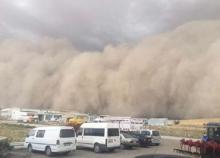Ankara'da kum fırtınası