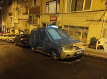 İstanbul'da vatandaşların dolu önlemi