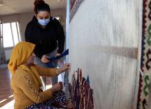 Kadınların elinde hayat bulan Van kilimleri, Avrupa ülkelerine pazarlanıyor