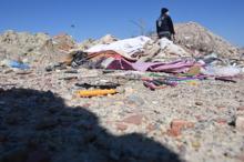 Depremzedelerin eşyaları için hassas çalışma