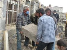 3 bin 300 yıllık yazıtı kapı sövesi yapmışlar