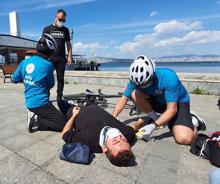 Adalar'da bisikletli ambulanslarla anında acil müdahale