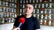 3 bin kahve fincanı ile koleksiyon oluşturdu