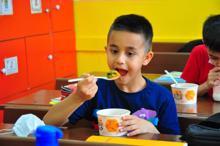 İlkokul öğrencilerinden, hasat şenliği