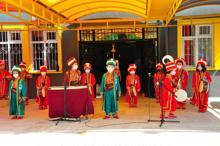 İlkokul öğrencilerinden, hasat şenliği