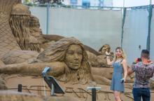 'Kayıp Şehir Atlantis', kum üzerinde yükseldi