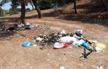 Adana'da mesire alanları, piknikçilerin çöpleriyle doldu