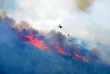 Mersin Aydıncık'taki orman yangını ikinci gününde