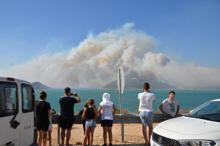 Mersin Aydıncık'taki orman yangını ikinci gününde
