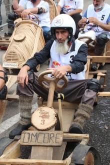 Rize'de 'formulaz' tahta araba yarışları heyecanı