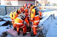 Erzurum'da JÖAK ve JAK'tan deprem tatbikatı