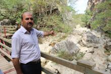 Çal Kanyonu ilk kez kurudu