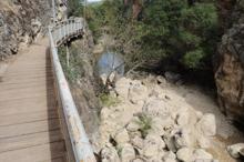 Çal Kanyonu ilk kez kurudu