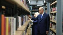 CumhurbaÅŸkanı ErdoÄŸan açılış öncesi Rami Kütüphanesi’ni gezdi