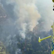 Akhisar'daki yangın 4'üncü gününde; Kula ve Ahmetli de alevlere teslim