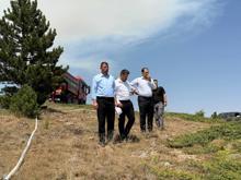 Konya'da orman yangını