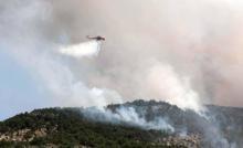 Eskişehir'de çıkan orman yangını, 3'üncü günde Afyonkarahisar'da sürüyor