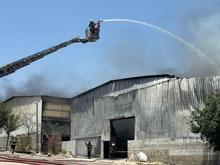 Gaziantep'te halı fabrikasında çıkan yangın kontrol altında
