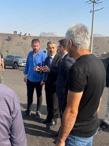 Şırnak kömür sahasında stoklanan kömürlerde yangın