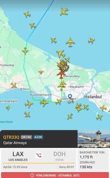 Ülkeler hava sahalarını kapadı, uçaklar İstanbul Havalimanı’na indi