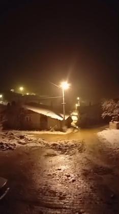 Kütahya’nın yüksek kesimleri beyaza büründü