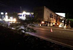 Aynı bölgede iki gün arayla beton mikseri ve TIR kazası