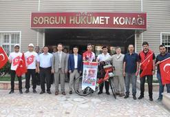 Şehit Ömer Halisdemir için 370 kilometre pedal çevirecek