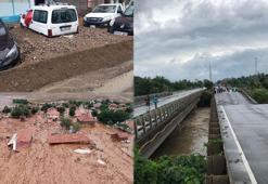 Sağanak yağış hayatı felç etti! Köprüler yıkıldı, sokaklar göle döndü