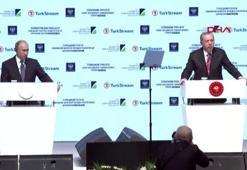 Erdoğan ''TürkAkım Projesi Deniz Bölümü'nün tamamlanması'' töreninde konuştu