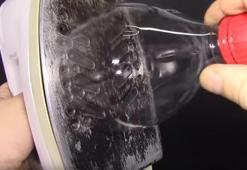 Şişeye ütü bastı, kendi elektrikli süpürgesini yaptı