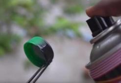 Kapağı spreyle boyadı, sonunda bakın neye dönüştü?