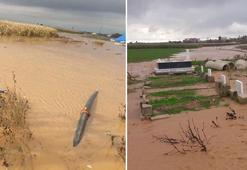 Mardin'de sağanak; evleri ve tarım arazilerini su bastı