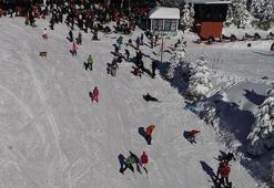 Kartepe Kayak Merkezi'ne yılbaşı akını