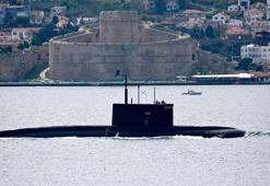 Rus Denizaltısı 'Veliky Novgorod' Çanakkale Boğazı'ndan geçti