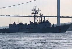 NATO'nun 3 savaş gemisi İstanbul Boğazı'ndan geçti
