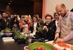 Bilal Erdoğan Cemre Çarşısı'nda yemek yaptı