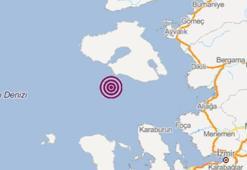 Ege Denizi'nde 3,6 büyüklüğünde deprem