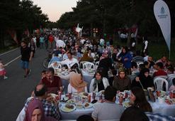 Başakşehir Belediyesi'nden mesire alanında 3 bin kişiye iftar