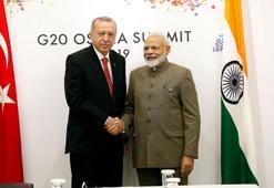 Cumhurbaşkanı Erdoğan, Hindistan Başbakanı Modi ile bir araya geldi