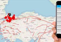Türkiye'de depremleri sıcağı sıcağına haber veren uygulama