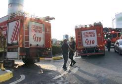 AVM'de kablolar yandı dumanlar binayı sardı