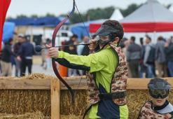 Bilal Erdoğan ile Berat Albayrak'ın oğullarının renkli okçuluk mücadelesi