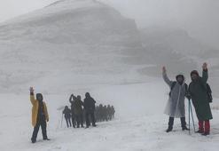 Ağrılı dağcılardan 'Sarıkamış' provası